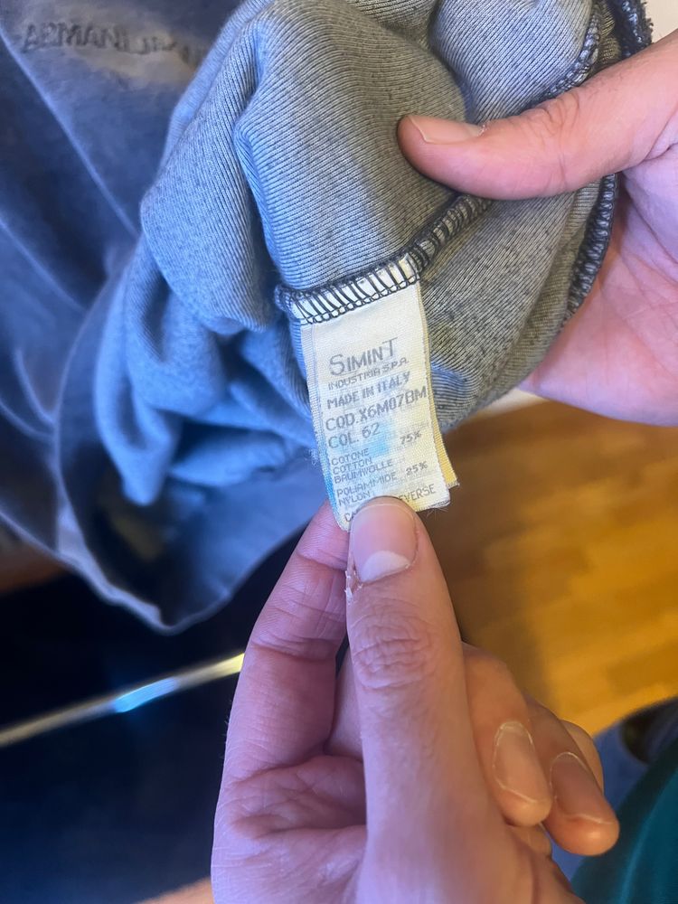 Immagine di Armani Jeans Grey Washed Sweatshirt 3