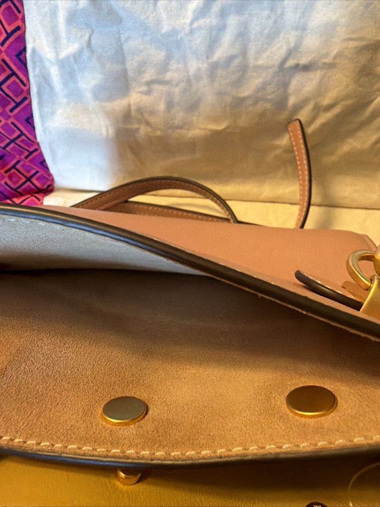 Tory Burch Lee Radziwill Petite Tote Bag Pink £660 New Leather Mini Crossbody image 5