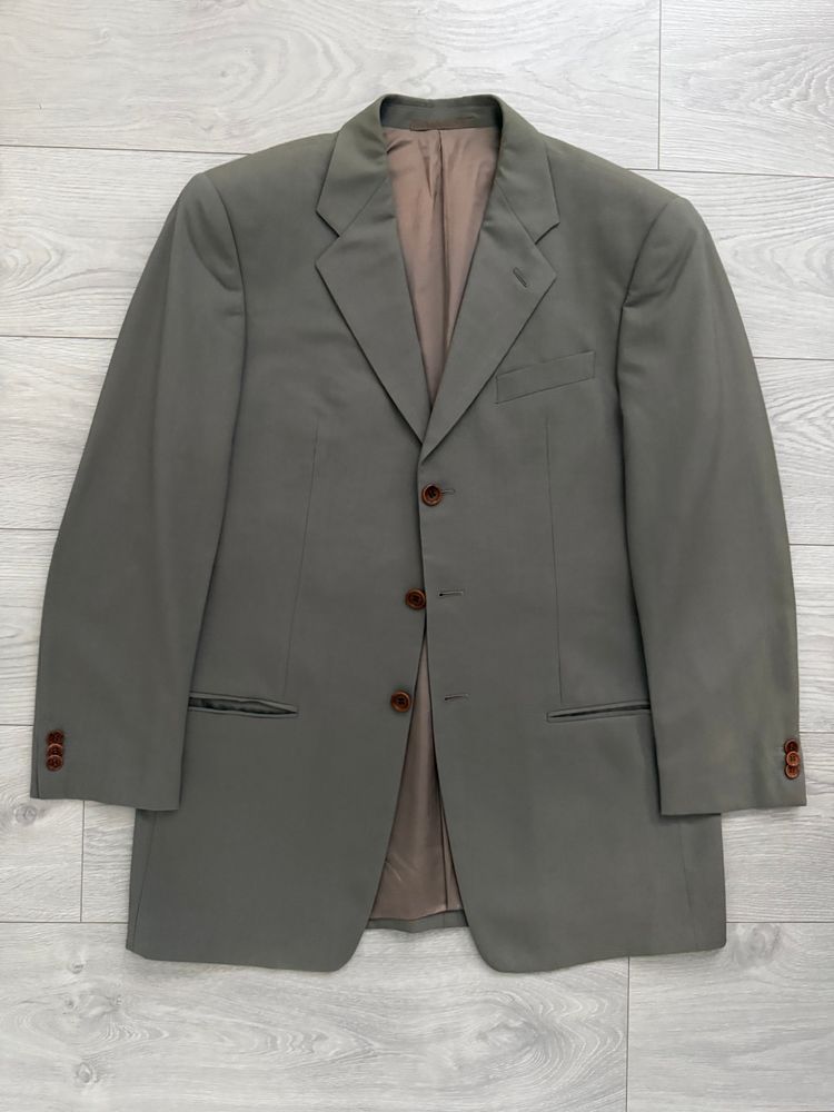 Armani 1990s 3B Wool Sport Jacket Blazer Mushroom Taupe - Size L image 3