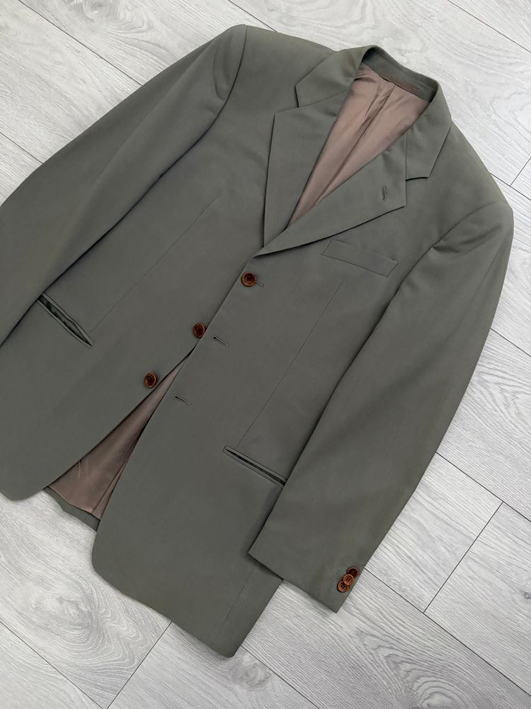 Armani 1990s 3B Wool Sport Jacket Blazer Mushroom Taupe - Size L image 2