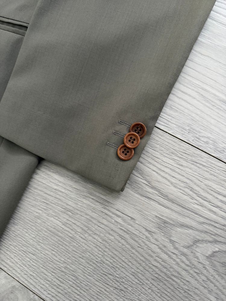 Armani 1990s 3B Wool Sport Jacket Blazer Mushroom Taupe - Size L image 11