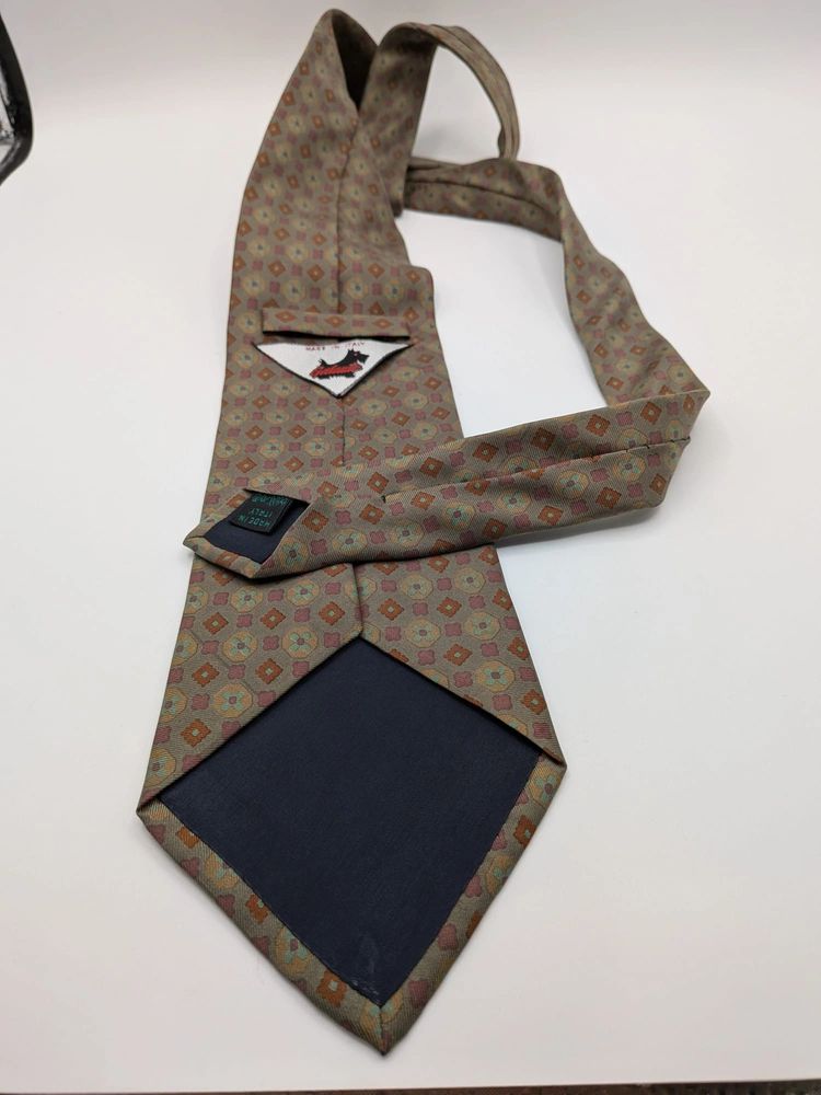 Cravatta Galante Made in Italy vintage fantasia geometrica floreale – uomo image 4
