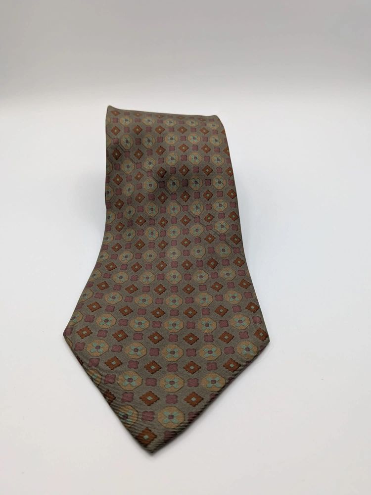 Cravatta Galante Made in Italy vintage fantasia geometrica floreale – uomo image 3