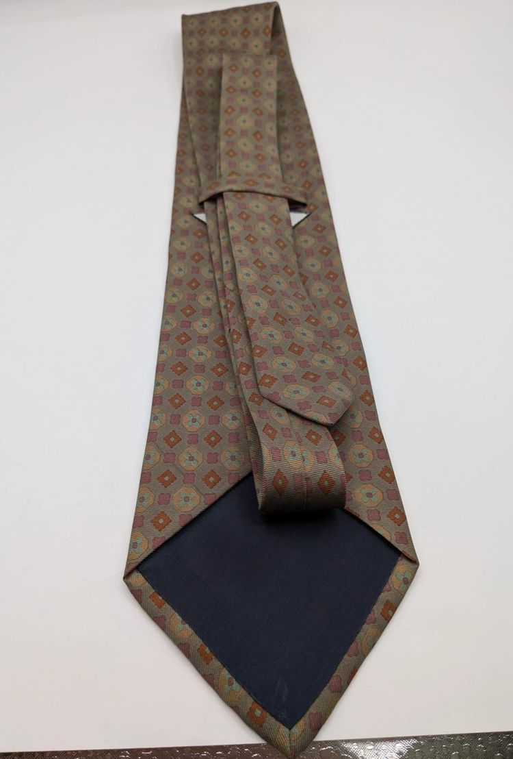 Cravatta Galante Made in Italy vintage fantasia geometrica floreale – uomo image 2