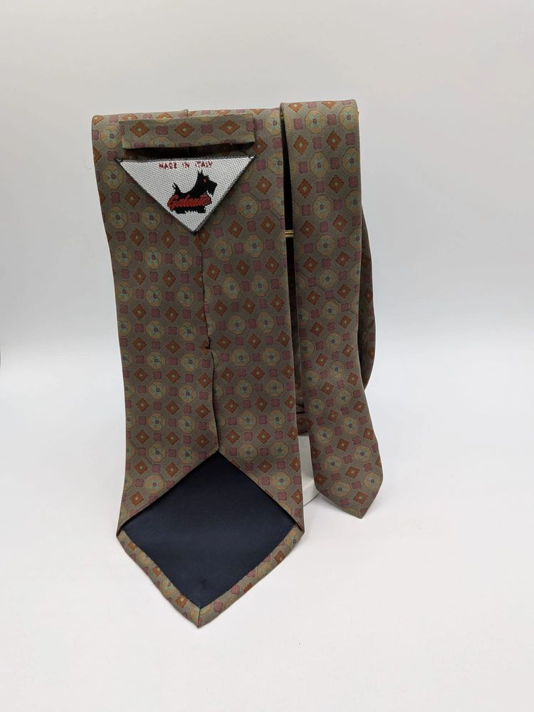 Cravatta Galante Made in Italy vintage fantasia geometrica floreale – uomo image 10