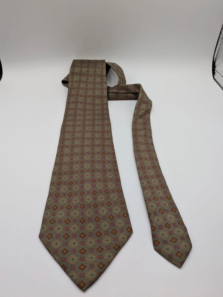 Cravatta Galante Made in Italy vintage fantasia geometrica floreale – uomo image 8