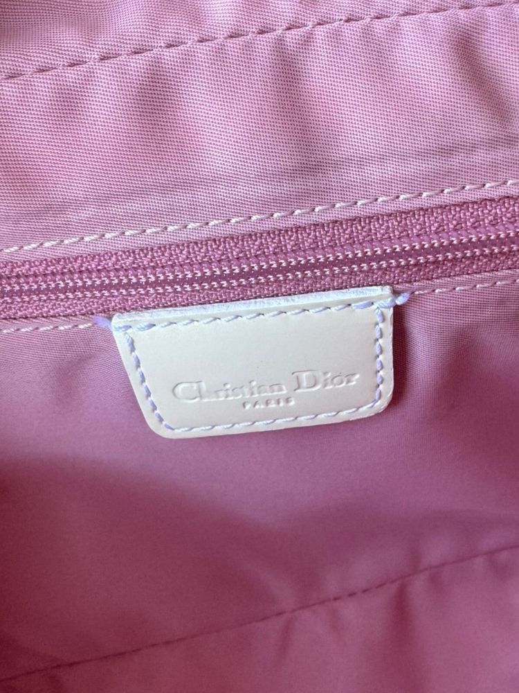 Christian Dior Pink Oblique Number 1 Shoulder Bag 3