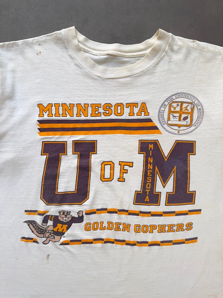 1990s Minnesota Golden Gophers tee (XL) imagen 2