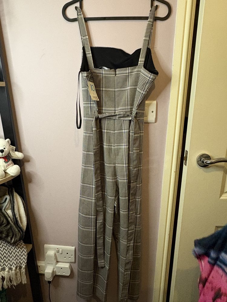 Checked Jumpsuit 2