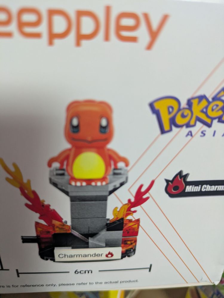 Keeppley Charmander Mini Figure Building Set