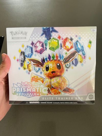 Pokémon Scarlet & Violet Prismatic Evolutions Elite Trainer Box