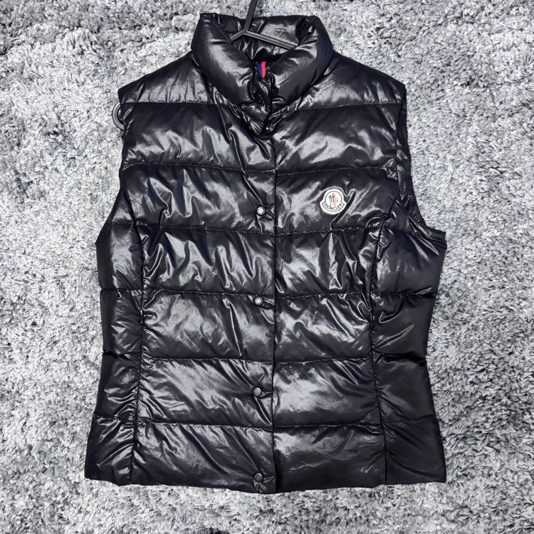 Size 2 (M - 19.5") Moncler GHANA Black Puffer Vest