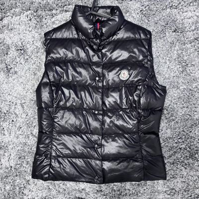 Size 2 (M - 19.5") Moncler GHANA Black Puffer Vest