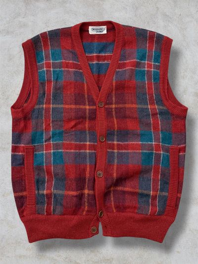 Missoni Uomo Sleeveless Button-Up Vest