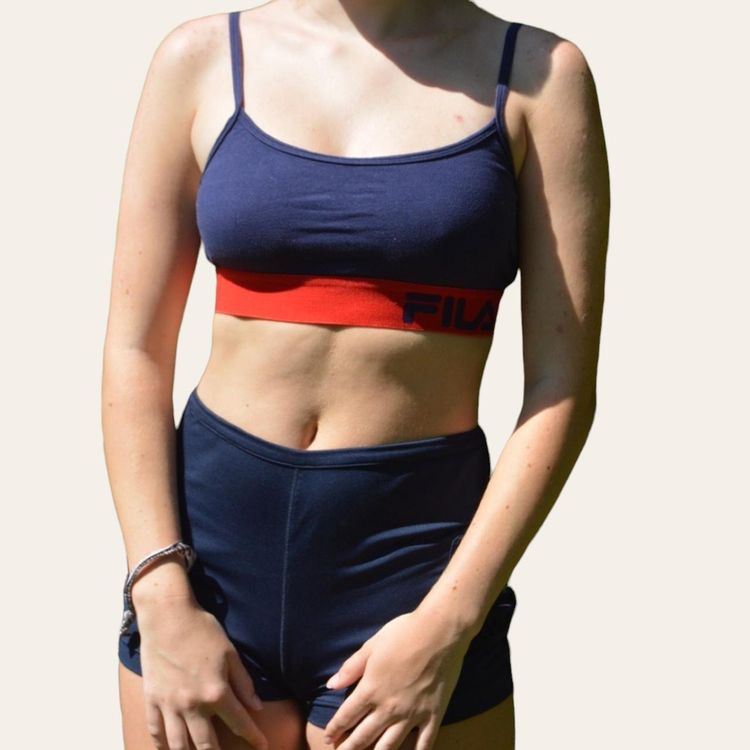Navy Fila Bralette