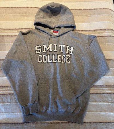 Grey Hoodie With Smith College Text