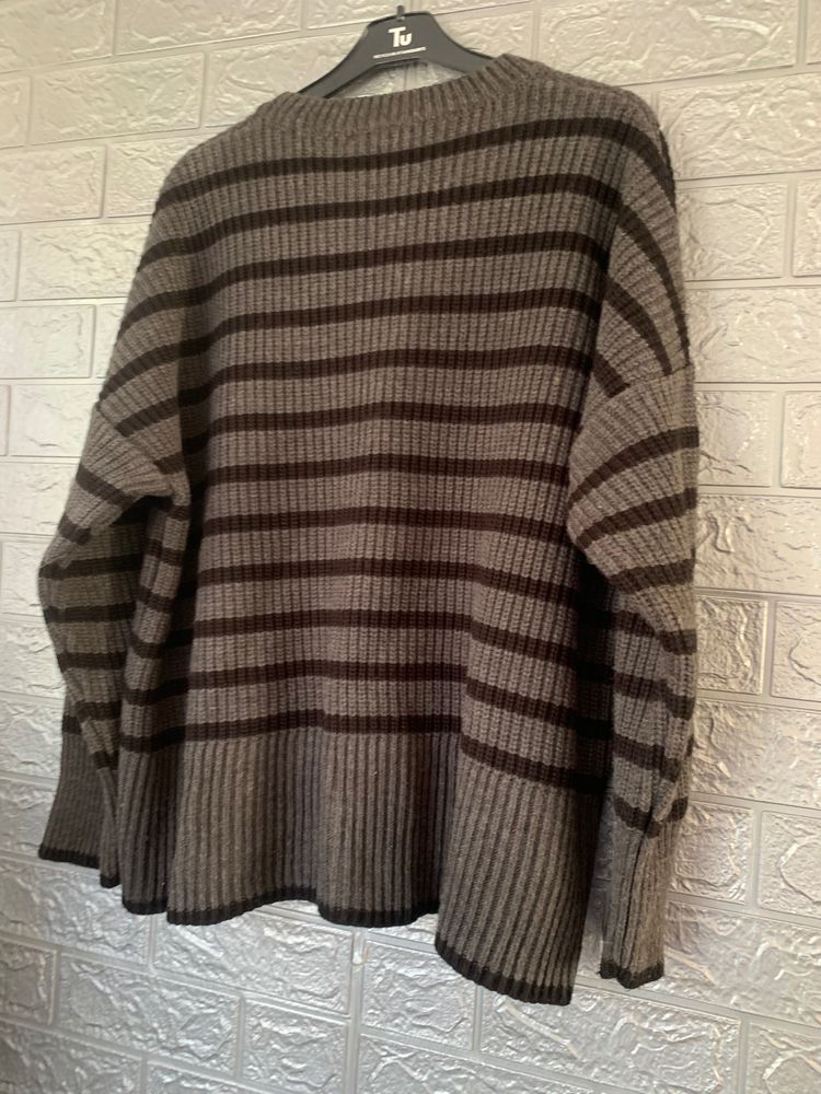 striped knit sweater imagen 4