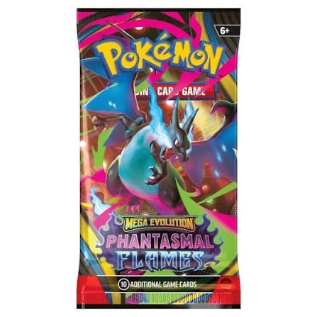 Pokémon Mega Evolution Phantasmal Flames Trading Card Game Booster Pack