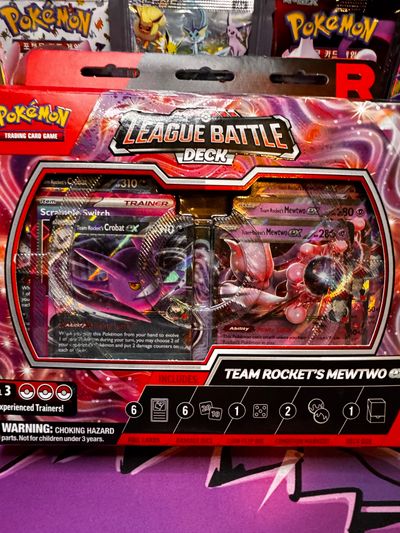 Pokemon League Battle Deck Team Rocket'S Mewtwo Gx