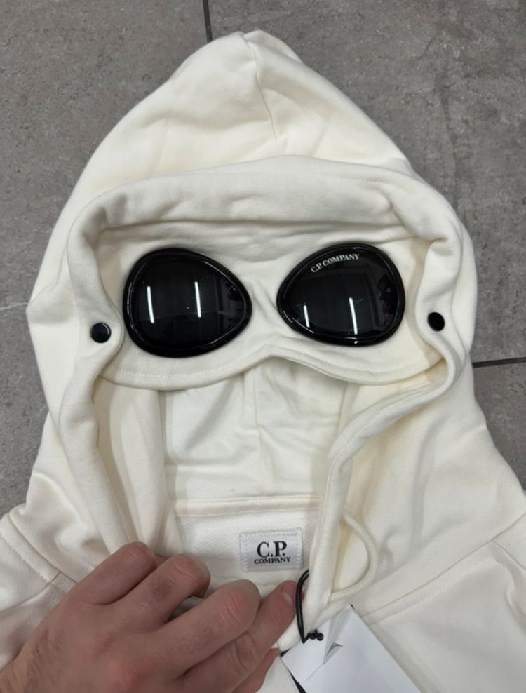 Other C.P. Company White Hooded Sweatshirt With Goggles product image