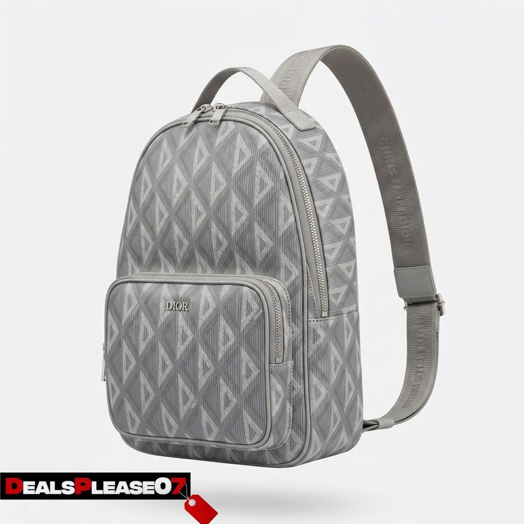 Christian Dior Grey Sling Backpack RRP £1700