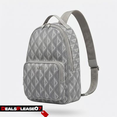 Christian Dior Grey Sling Backpack RRP £1700