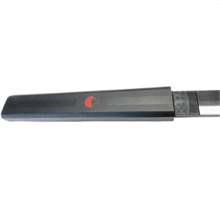Naruto Kusanagi Sasuke Black Katana Metal Sword image 6