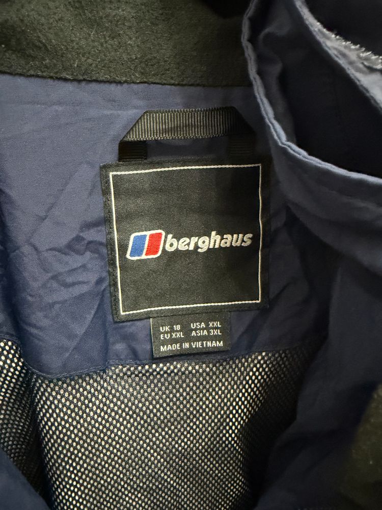 Berghaus Navy Blue Jacket With Gore-Tex obraz 3