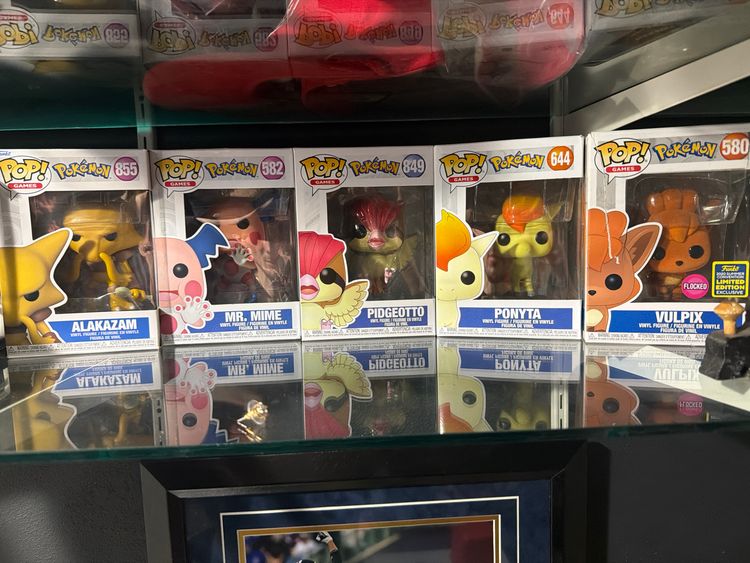 Funko Pop! Pokémon Figures Alakazam, Mr. Mime, Pidgeotto, Ponyta, Vulpix