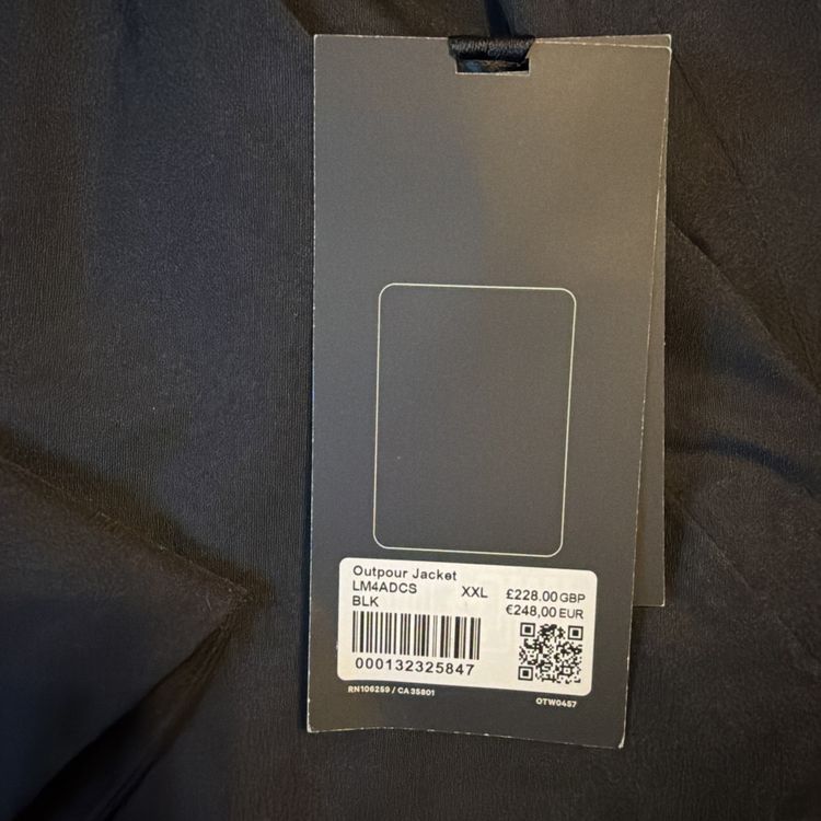 Lululemon Men’s Outpour Stretch Jacket Black XXL BNWT £228 image 2