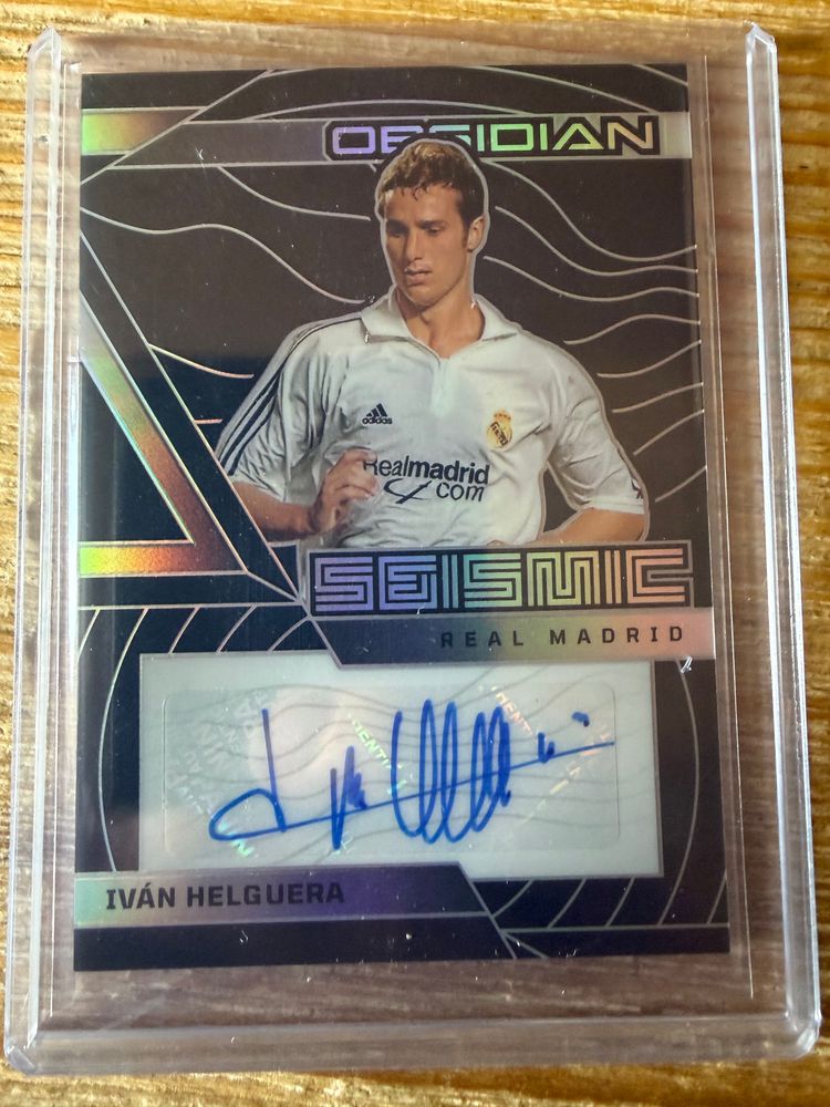 Panini Iván Helguera AUTO /199 Panini Obsidian 2025/26 Seismic Real Madrid 006/199 product image