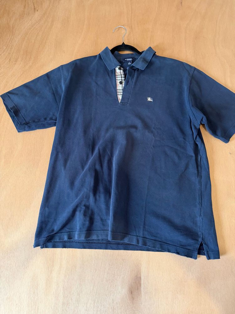 Burberry Navy Blue Polo Shirt 1809 taille L