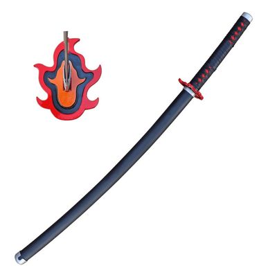 Demon Slayer Tanjiro Rengoku Hilt Metal Katana Sword 3
