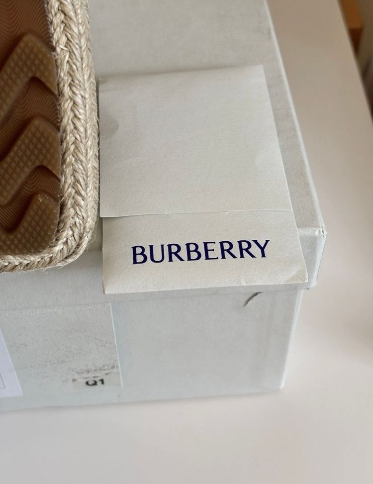 Burberry Heeled Espadrille Shoes image 5