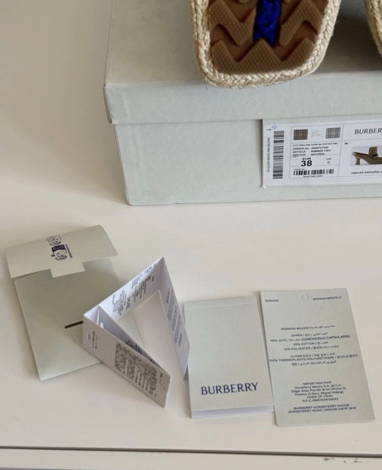 Burberry Heeled Espadrille Shoes image 6