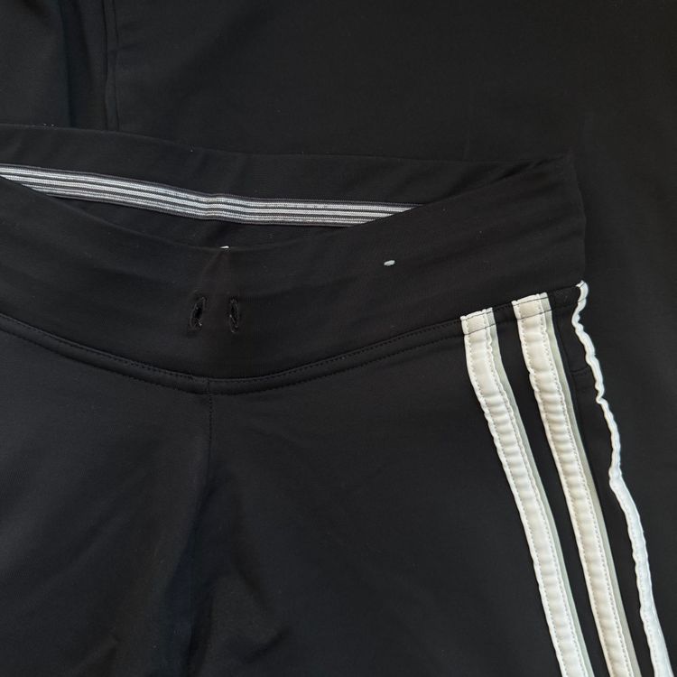 Black Adidas flared yoga pants - Size XS + XS/S imagen 4