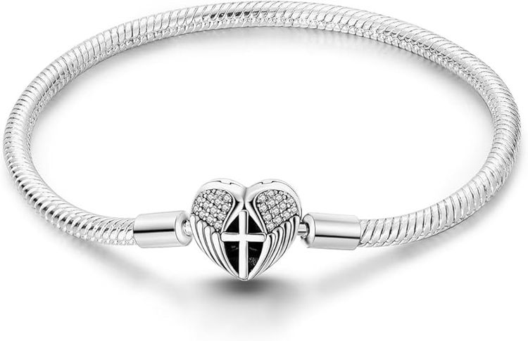 Silver Heart Charm Bracelet