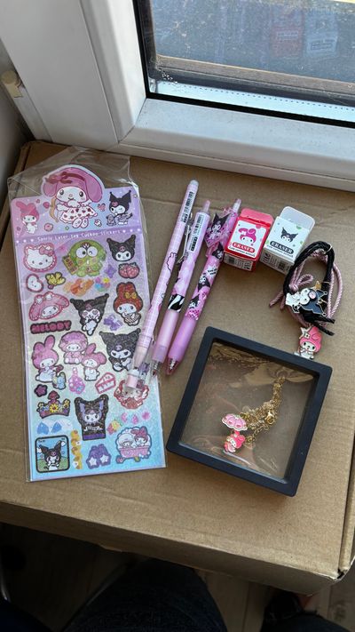 Sanrio Character Stationery And Accessories Set