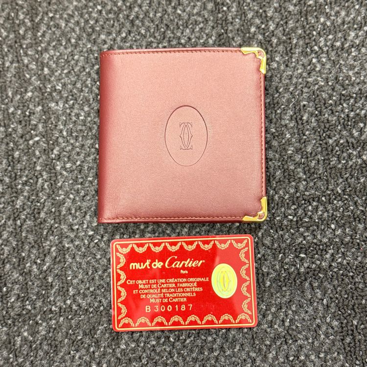 Cartier Leather Bifold Wallet