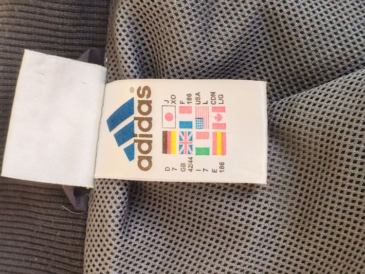 Adidas Vintage Giacca a Vento Grigia Uomo XL – Track Jacket Anni 90/2000 image 5