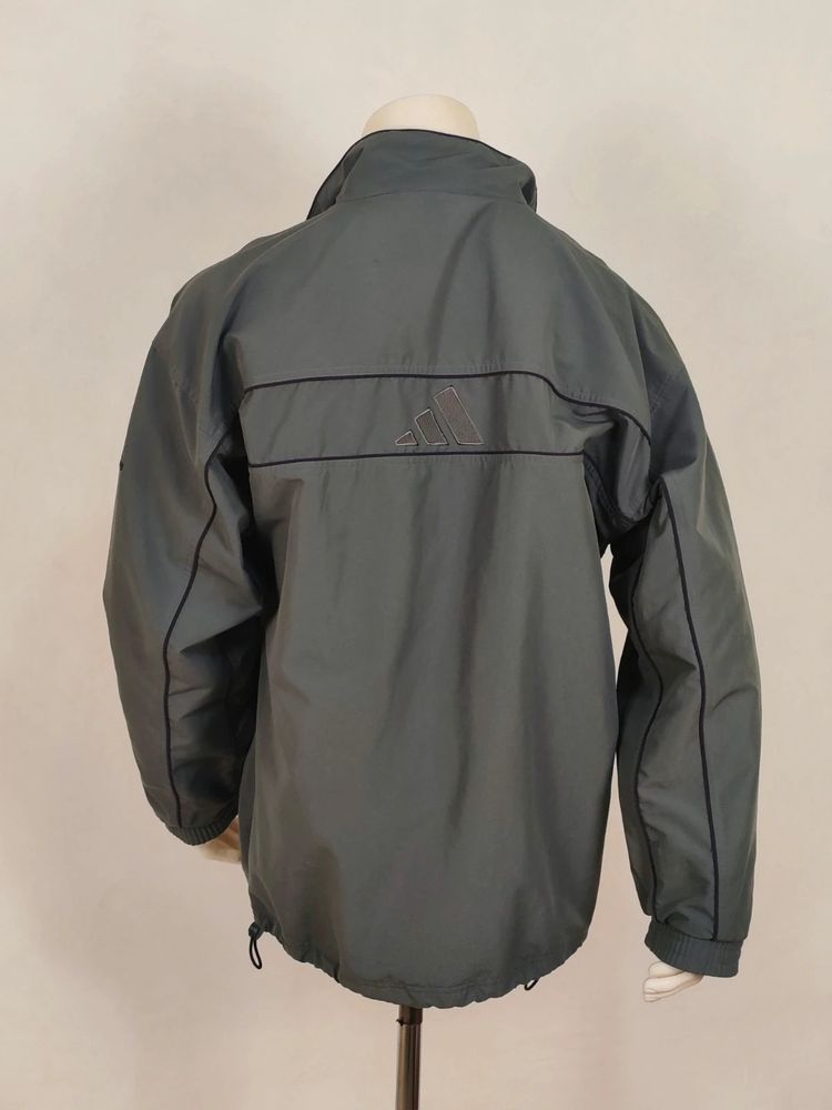 Adidas Vintage Giacca a Vento Grigia Uomo XL – Track Jacket Anni 90/2000 image 3