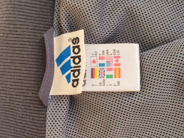 Adidas Vintage Giacca a Vento Grigia Uomo XL – Track Jacket Anni 90/2000 image 4