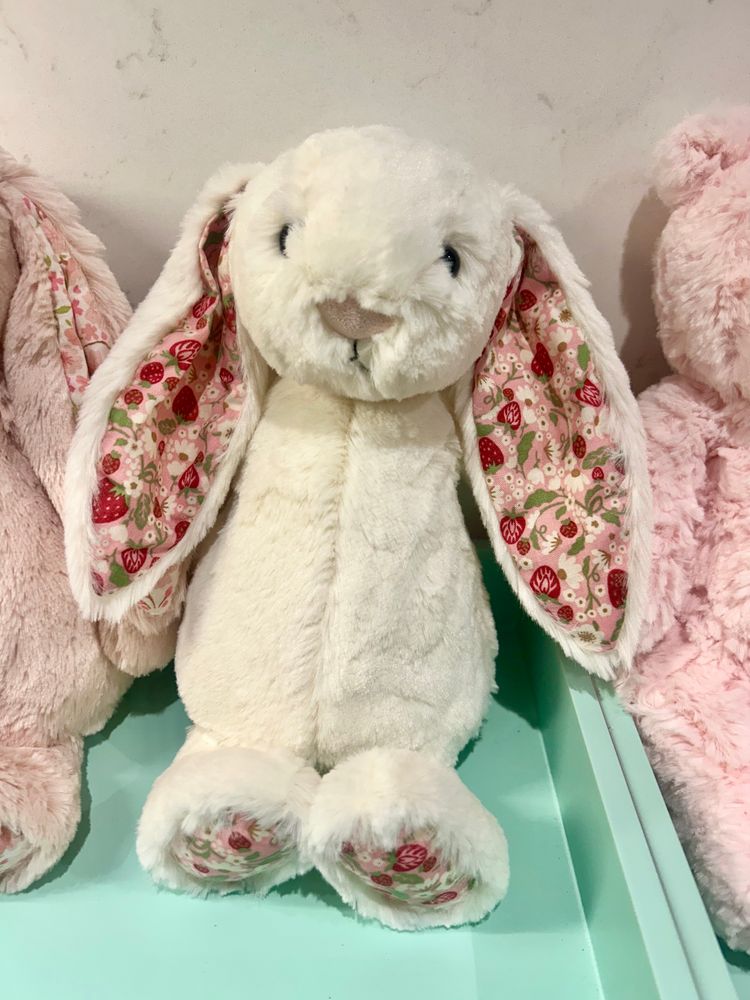 Jellycat Blossom Cream Bunny Berry BNWT