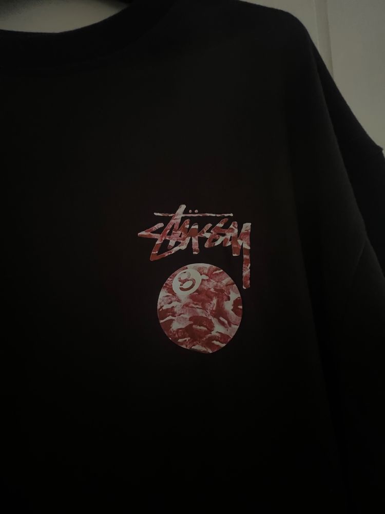 Stussy Black Graphic T-Shirt image 3