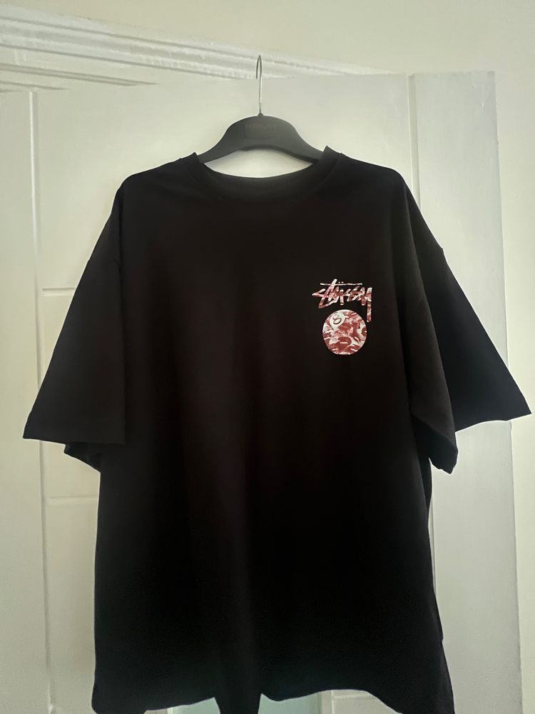 Stussy Black Graphic T-Shirt image 2