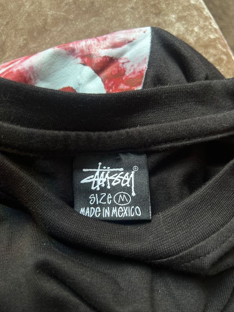 Stussy Black Graphic T-Shirt image 5