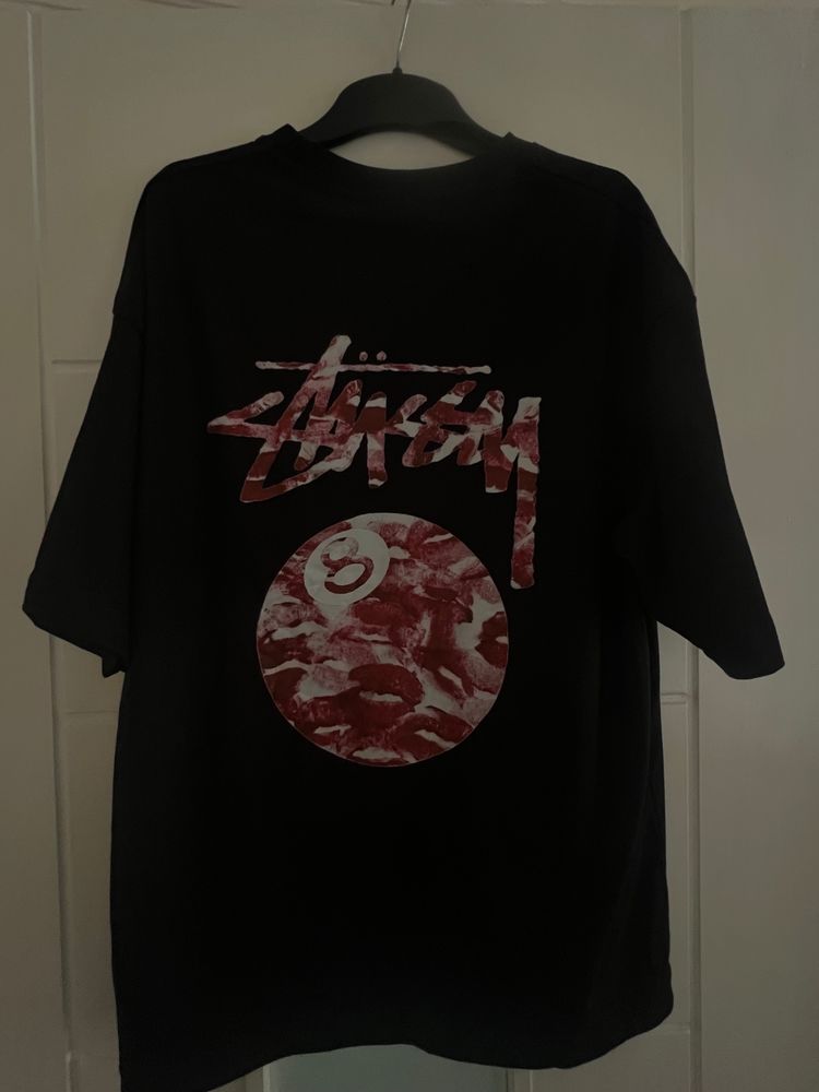 Stussy Black Graphic T-Shirt