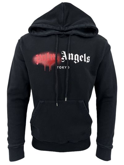 Palm Angels Spray Tokyo Hoodie - Black (924441441)