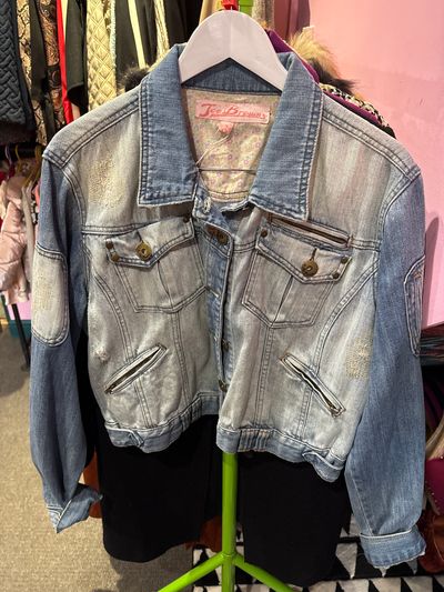 True Denim Denim Jacket distressed