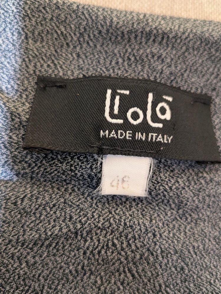 Elegante Completo Donna Liolà - Giacca Lamé Argento (46) + Gonna (48) - Made in Italy imagen 3